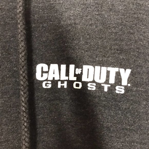 Call Of Duty Ghosts Men's Small Gray Full Zip Sweater Hoodie - Picture 5 of 12